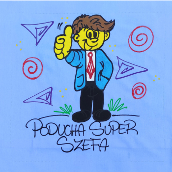 [Db32] Poduszka bawełniana Poducha Super Szefa